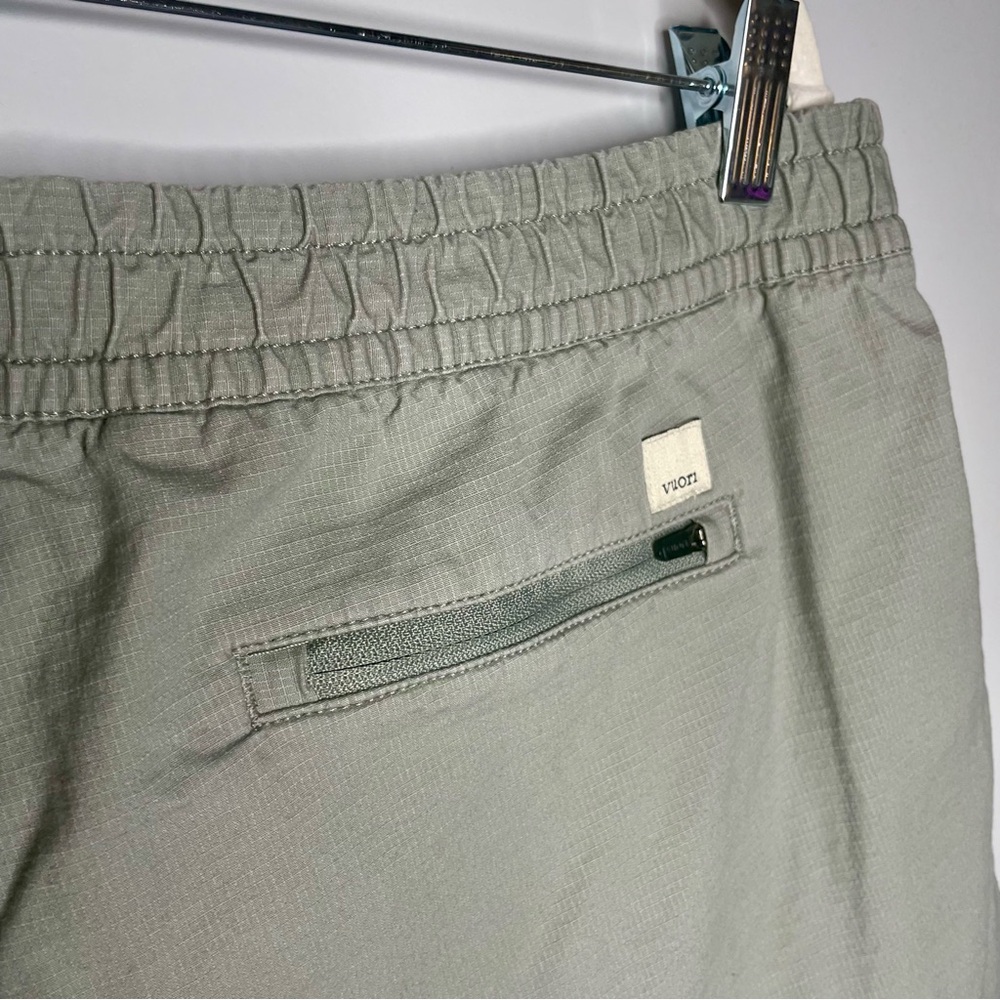 Vuori Light Olive Green Athletic Shorts - Picture 4 of 5